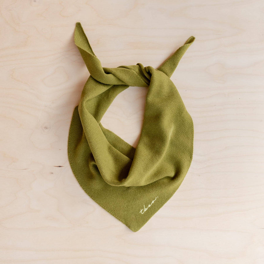 TBCo - Merino Triangle Scarf - Olive | Scout & Co
