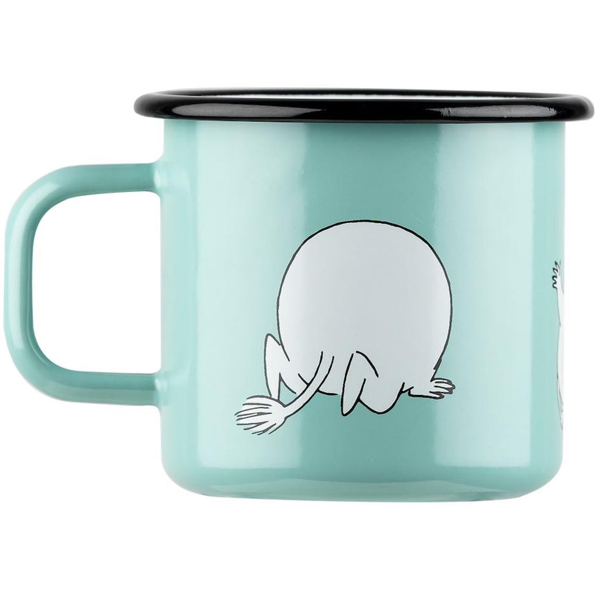Muurla - Moomin enamel mug - Moomintroll Mint | Scout & Co