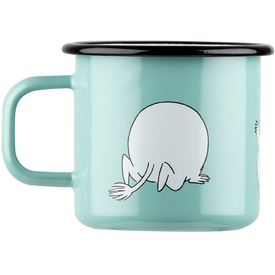Muurla - Moomin enamel mug - Moomintroll Mint | Scout & Co
