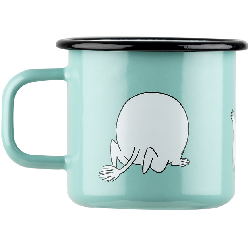 Muurla - Moomin enamel mug - Moomintroll Mint | Scout & Co