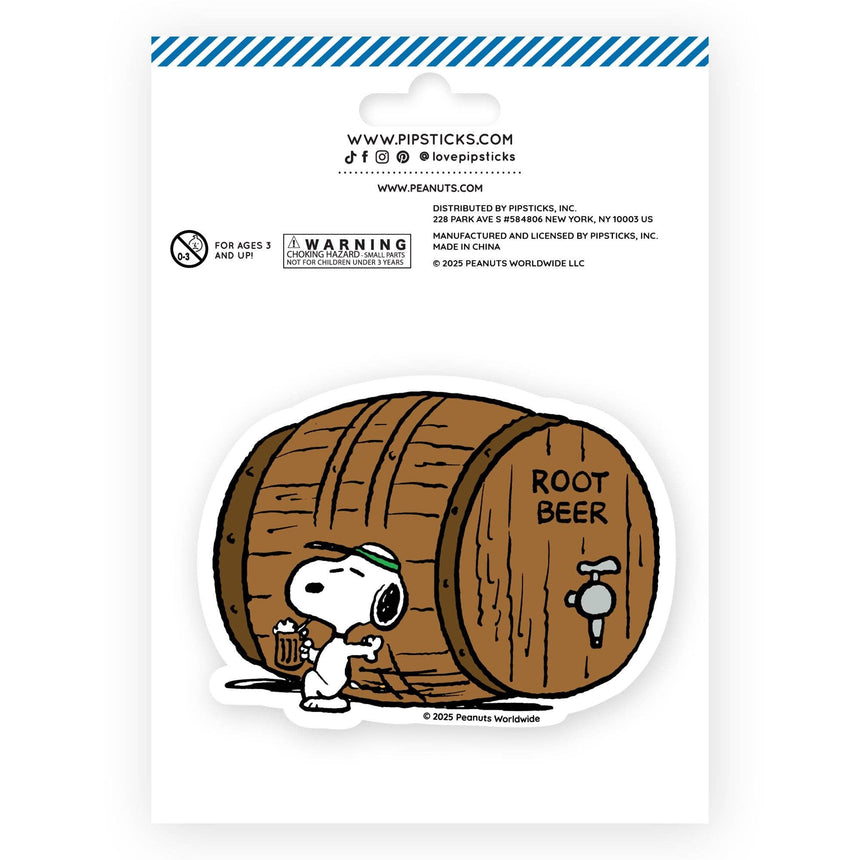 Pipsticks x Peanuts - Fizzy Root Beer Scratch 'n Sniff stickers (2 sheets) | Scout & Co