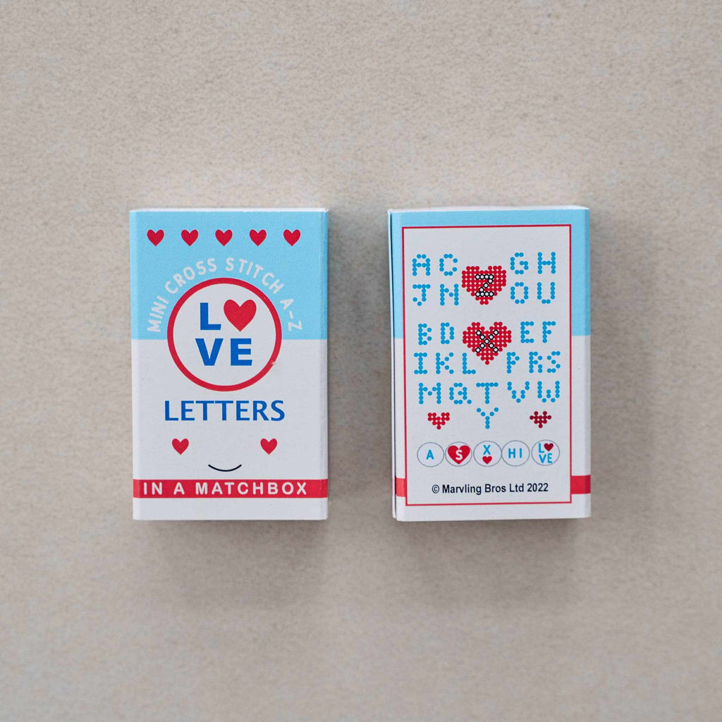 Love Letters Mini Hoop Cross Stitch | Scout & Co