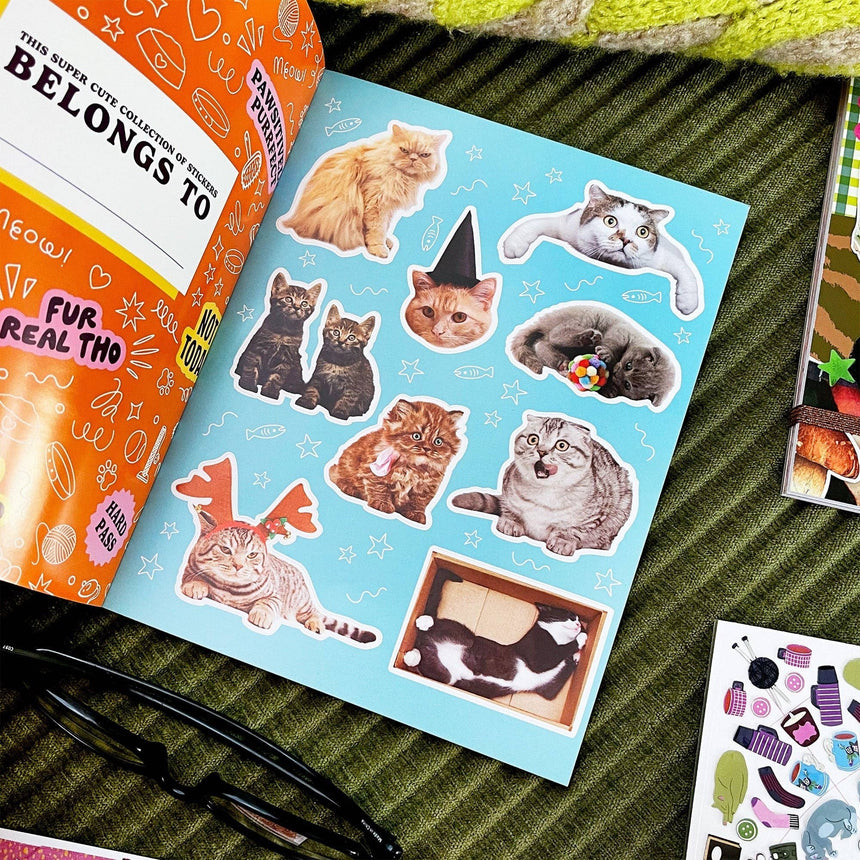 Pipsticks - Hiss-terically Funny Cat Sticker Book | Scout & Co
