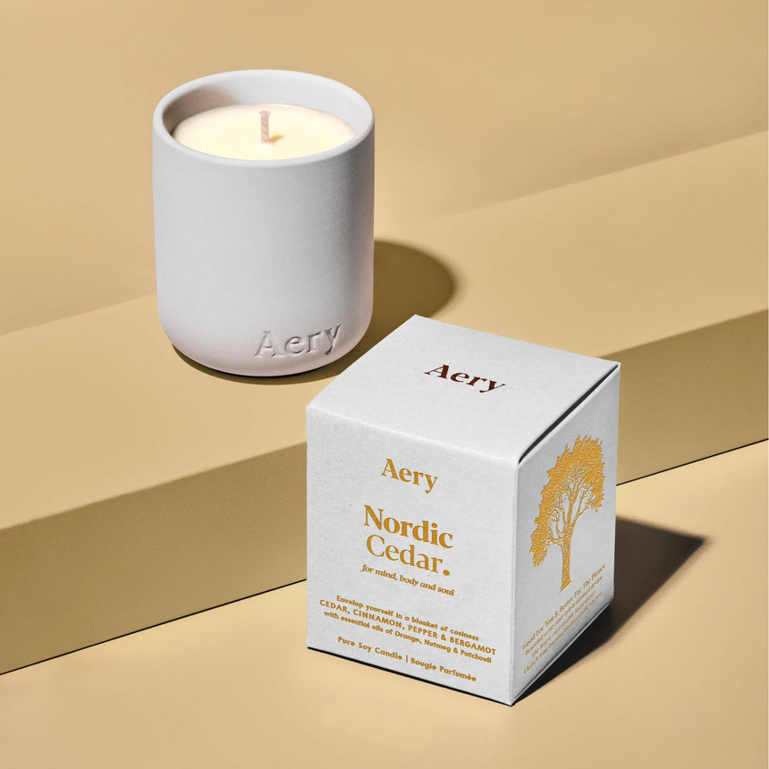 Aery - Nordic Cedar Mini Candle | Scout & Co