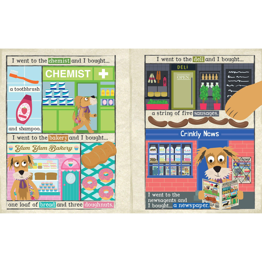 Jo & Nic's Crinkly Cloth Books - I Went To The Shops | Scout & Co