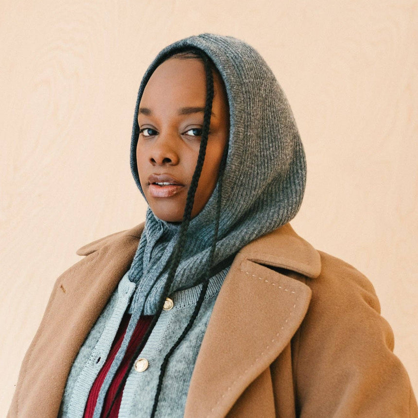 TBCo - Merino Hood - Charcoal Grey | Scout & Co