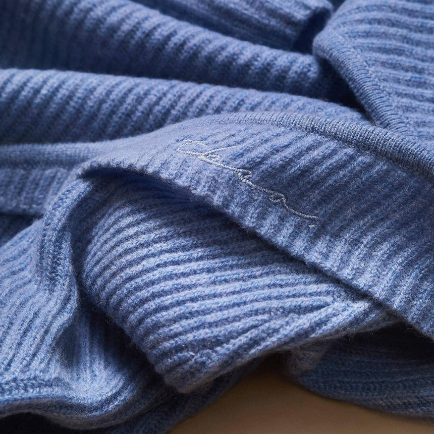 TBCo - Merino Wool Hood in Blue | Scout & Co