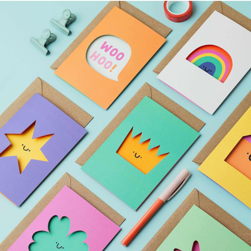 Rumble Cards - Star die cut card | Scout & Co