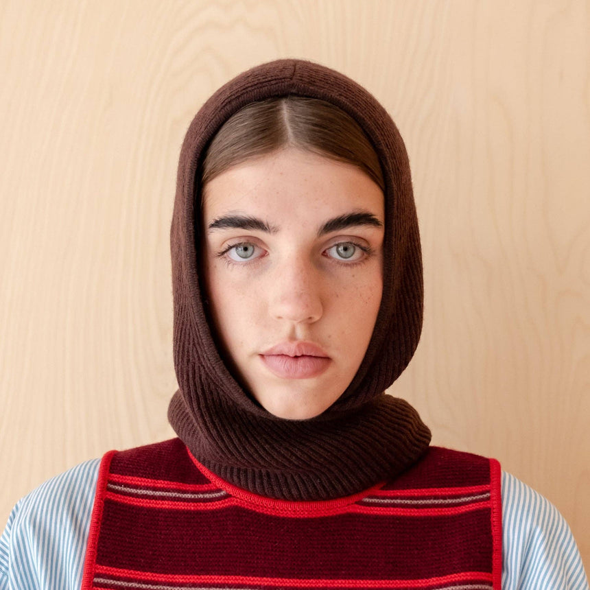 TBCo - Merino Hood - Brown Two-Tone | Scout & Co