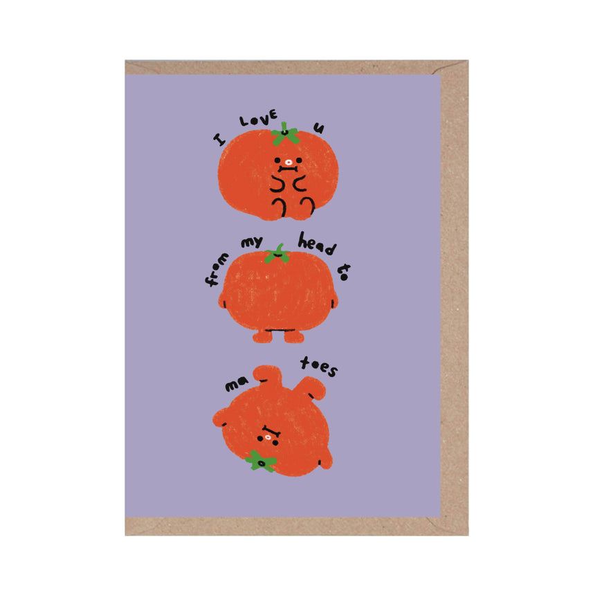 Rumble Cards - I Love You From My Head to My Toes card | Scout & Co