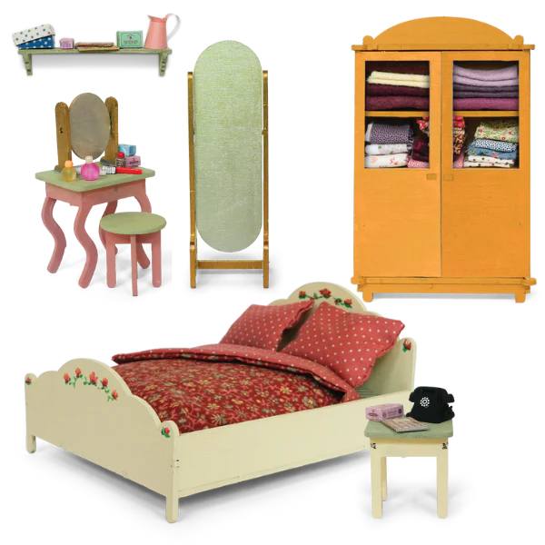 Sam & Julia: The Mouse Mansion - Furniture Kit - Bedroom | Scout & Co