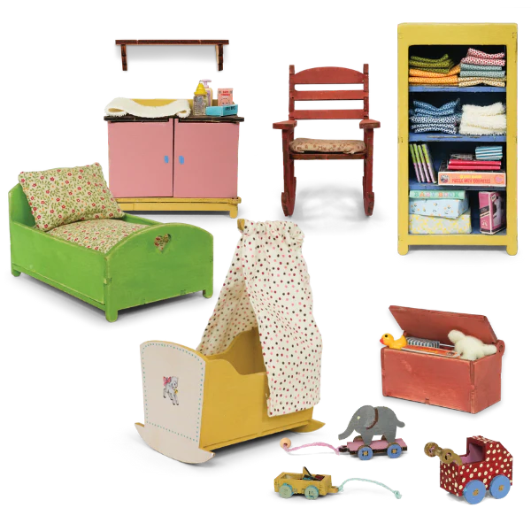 Sam & Julia: The Mouse Mansion - Furniture Kit - Nursery | Scout & Co
