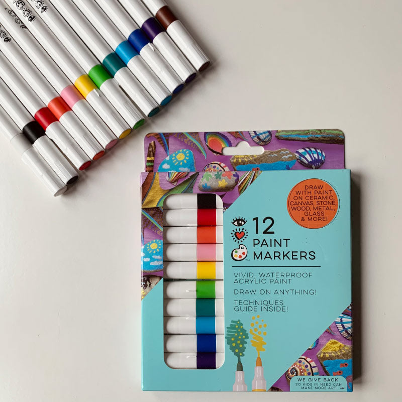 I Heart Art - Paint markers - set of 12 | Scout & Co