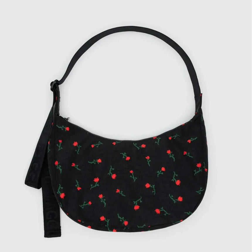 Baggu - Medium Nylon Crescent bag - Painted Wildflower | Scout & Co