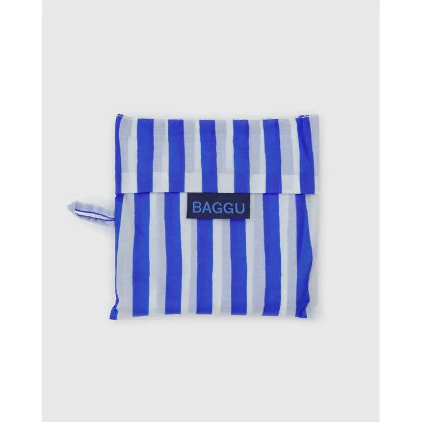 Baggu - Standard Baggu reusable bag - Blue Painted Stripe | Scout & Co