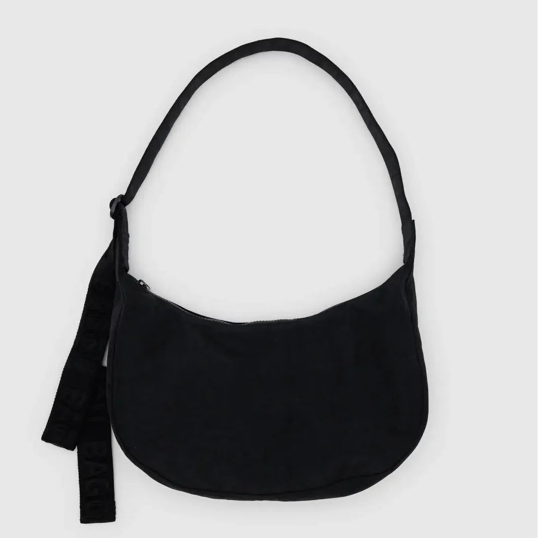 Baggu - Medium Nylon Crescent bag - Black | Scout & Co