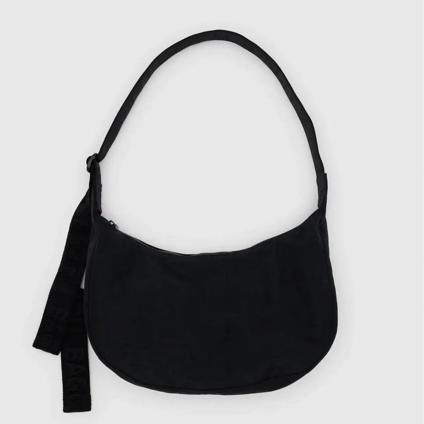 Baggu - Medium Nylon Crescent bag - Black | Scout & Co