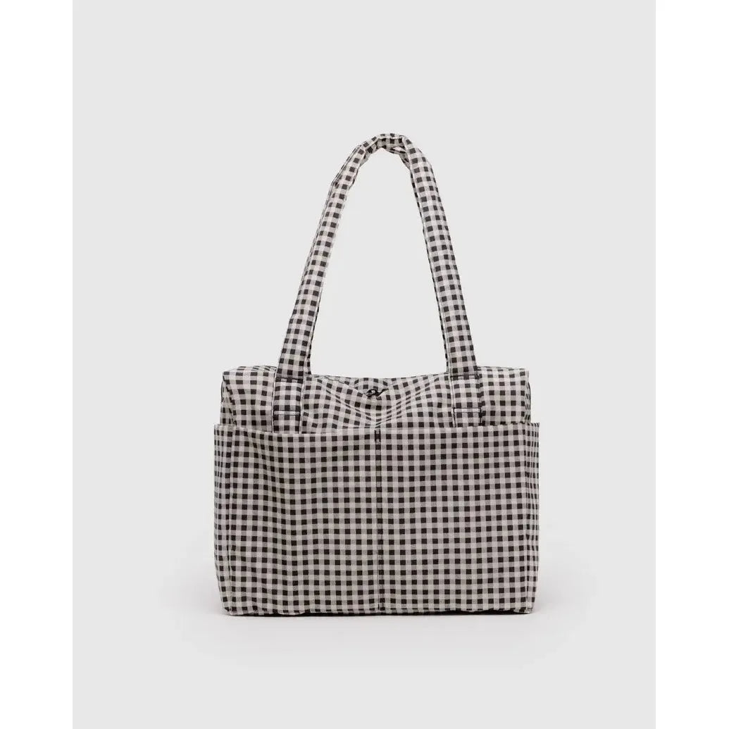 Baggu - Small Cloud Carry-On bag - Black & White Gingham | Scout & Co