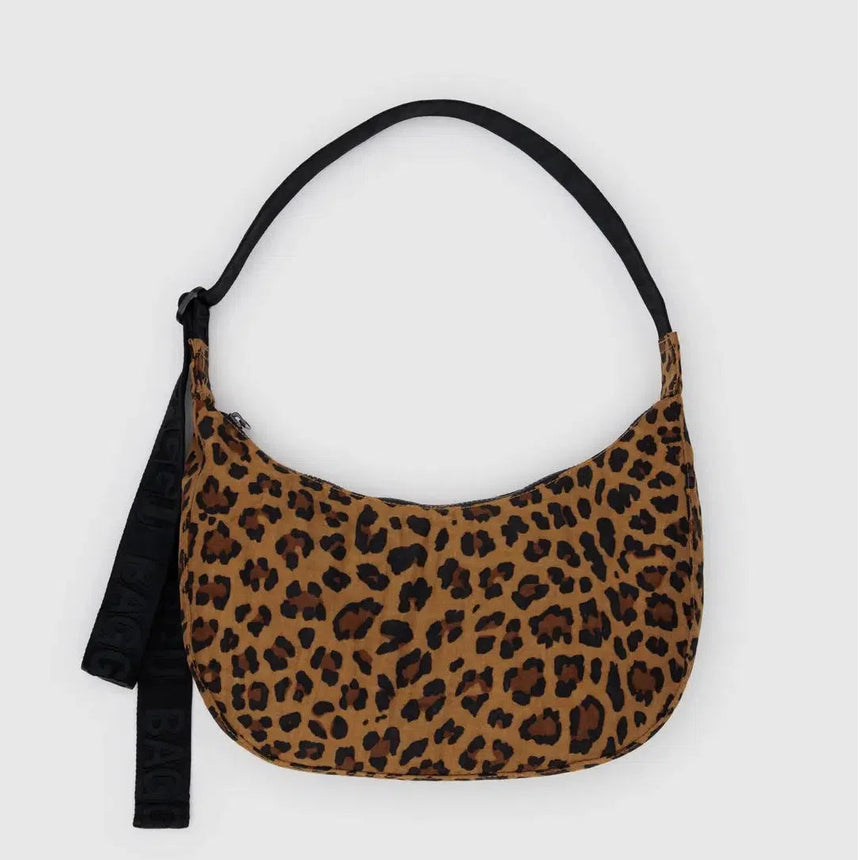 Baggu - Medium Nylon Crescent bag - Leopard | Scout & Co