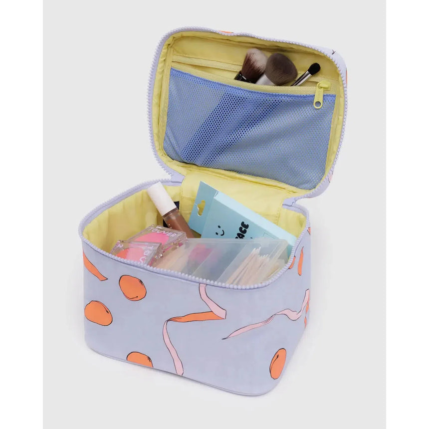 Baggu - Large cosmetics case - Apricots & Ribbons | Scout & Co