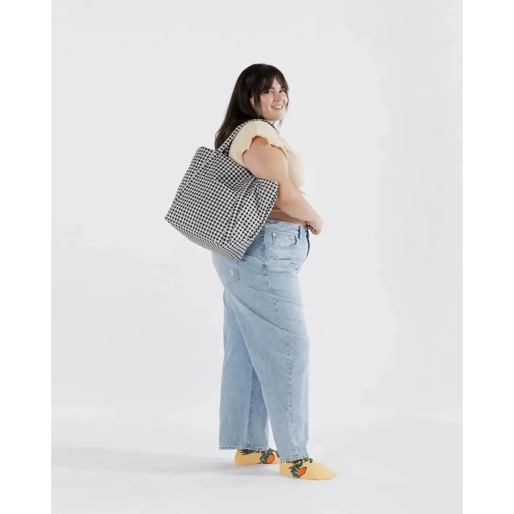Baggu - Cloud bag - Black & White Gingham | Scout & Co