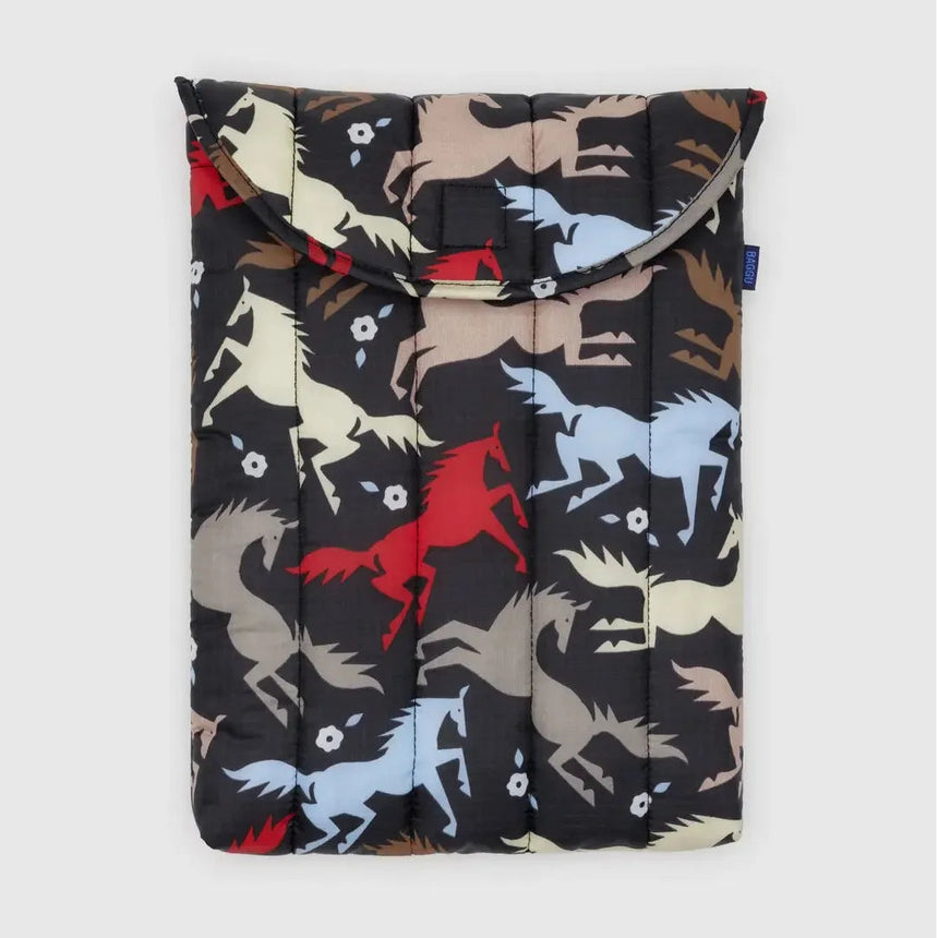 Baggu - Puffy laptop sleeve 13in / 14in - Horse cut-outs | Scout & Co