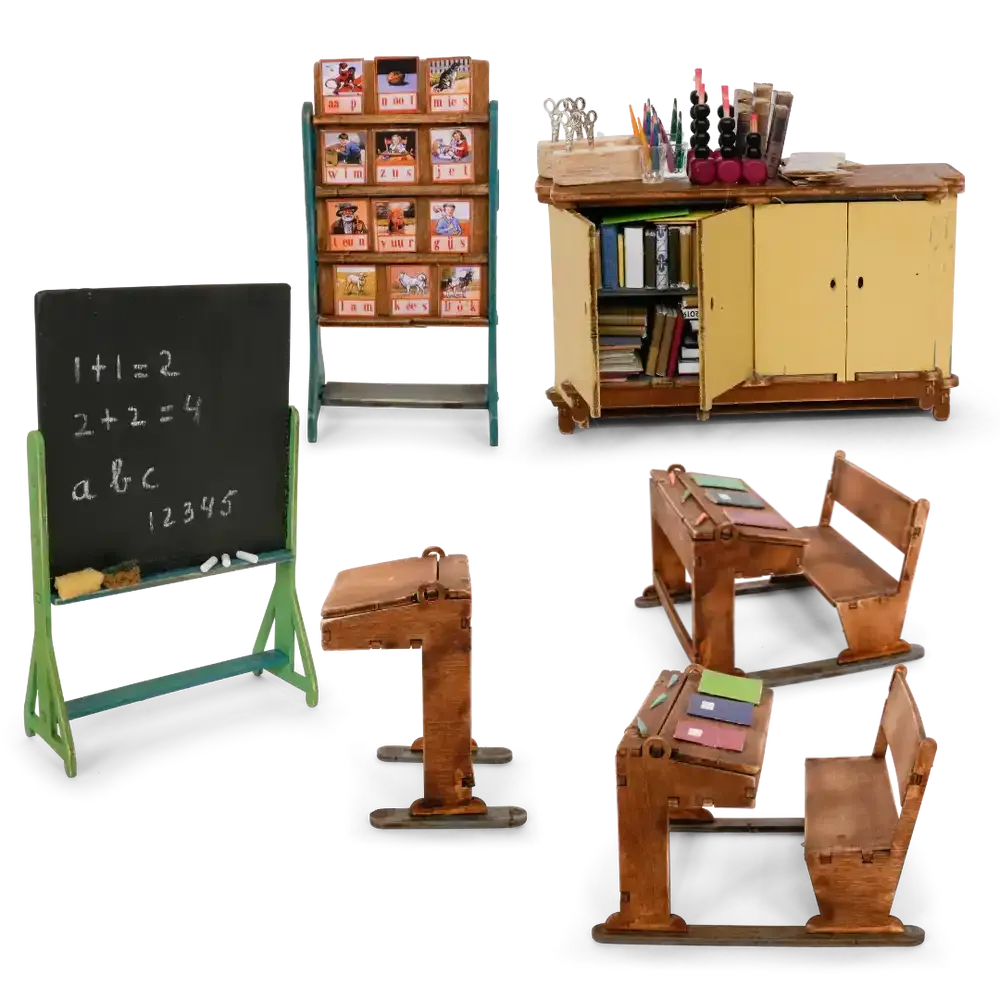 Sam & Julia: The Mouse Mansion - Furniture Kit - Classroom | Scout & Co