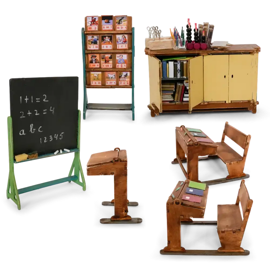 Sam & Julia: The Mouse Mansion - Furniture Kit - Classroom | Scout & Co