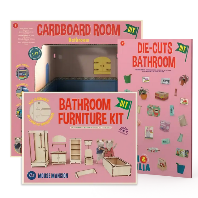 Sam & Julia: The Mouse Mansion - Bathroom bundle set - save £4 | Scout & Co