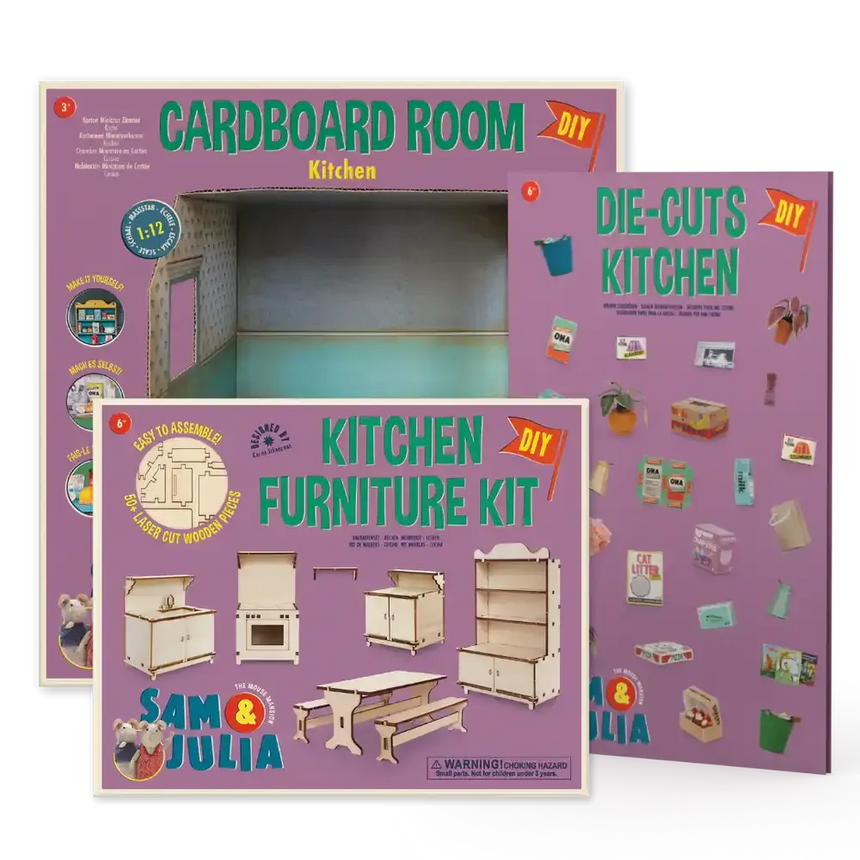 Sam & Julia: The Mouse Mansion - Kitchen bundle set - save £4 | Scout & Co
