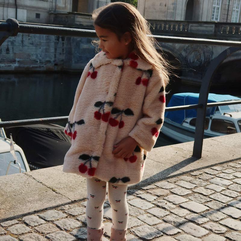 Konges Sløjd - Fuzzie coat - Ma Grande Cerise | Scout & Co