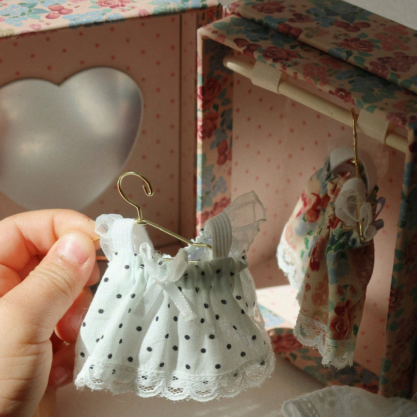 Konges Sløjd - Tiny Teddy dress-up bear soft toy | Scout & Co