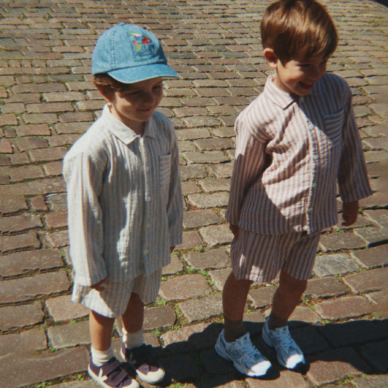 Konges Sløjd - Ely shorts - Red stripe | Scout & Co