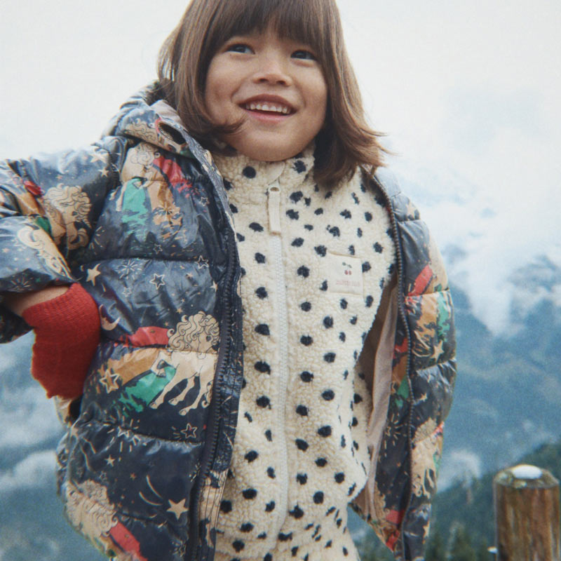 Konges Sløjd - Jody embroidery teddy jacket - Dot Lumiere | Scout & Co