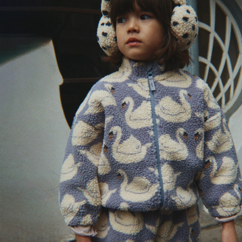 Konges Sløjd - Jody teddy jacket - Swan | Scout & Co
