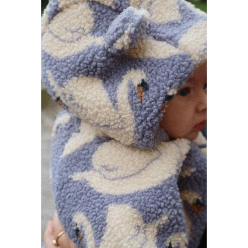 Konges Sløjd - Jody teddy onesie - Swan | Scout & Co
