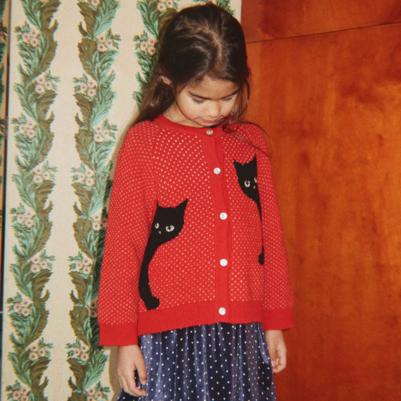Konges Sløjd - Belou knit cardigan - Cat Rouge | Scout & Co