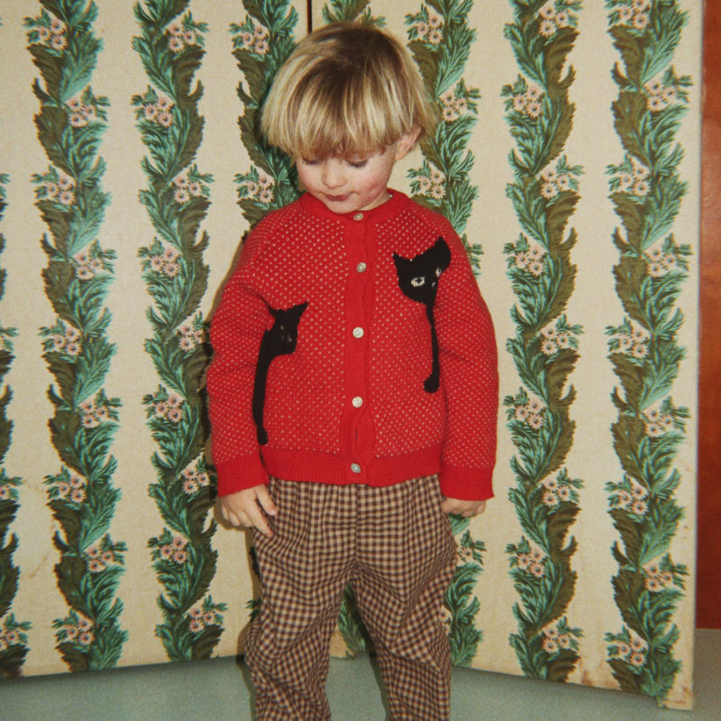 Konges Sløjd - Belou knit cardigan - Cat Rouge | Scout & Co