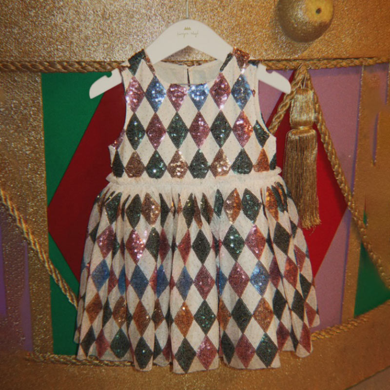Konges Sløjd - Yvonne Harlekin sequin dress