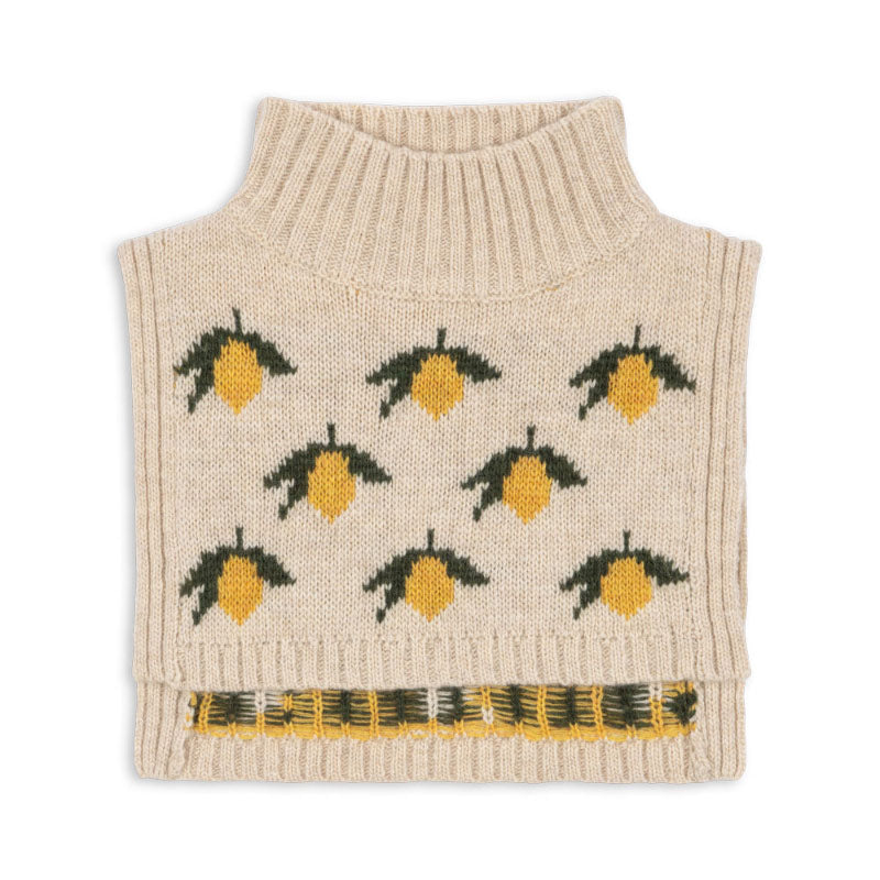 Konges Sløjd - Belou knit neckwarmer - Lemon | Scout & Co