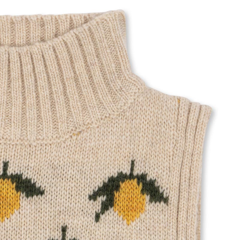 Konges Sløjd - Belou knit neckwarmer - Lemon | Scout & Co