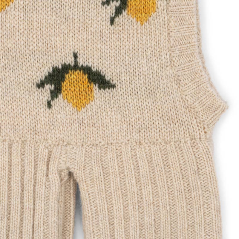 Konges Sløjd - Belou knit balaclava - Lemon | Scout & Co