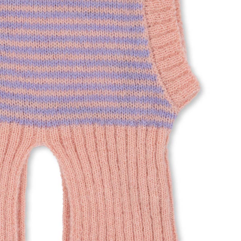 Konges Sløjd - Berle knit balaclava - Purple / pink dolphin | Scout & Co