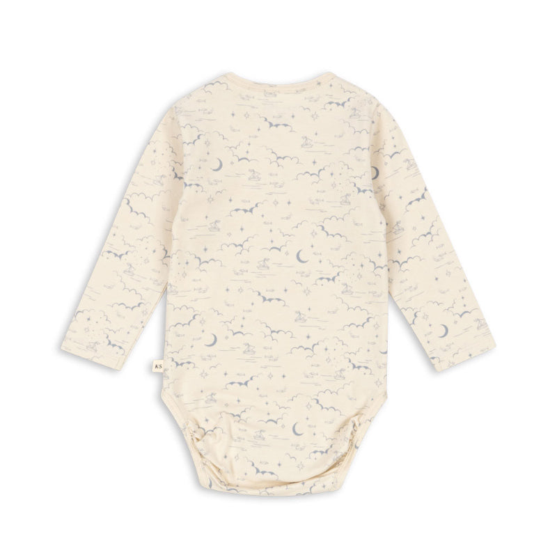 Konges Sløjd - Long-sleeved baby bodysuit - Cielo Marino | Scout & Co
