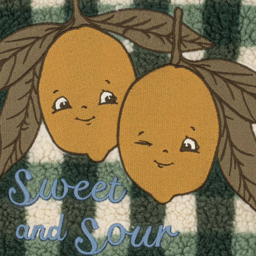 Konges Sløjd - Jody teddy jacket - Green Check | Scout & Co