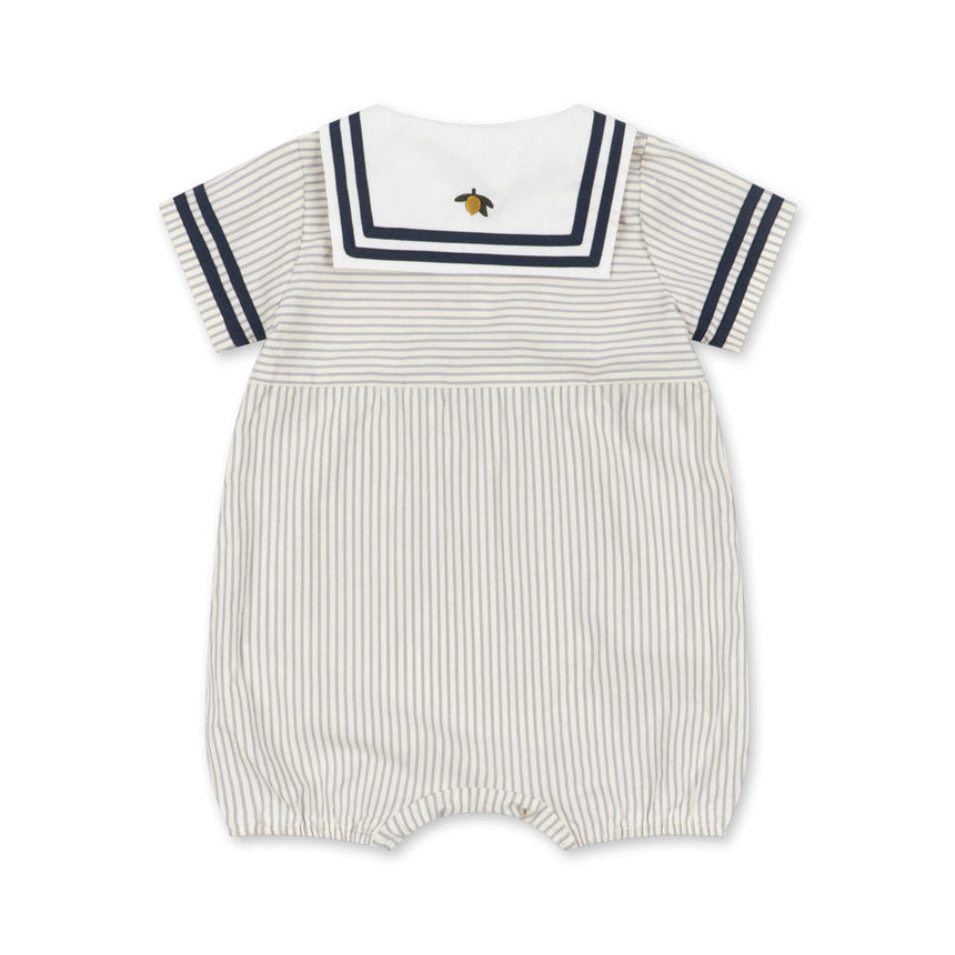 Konges Sløjd - Allie sailor romper - Bleu Stripe | Scout & Co
