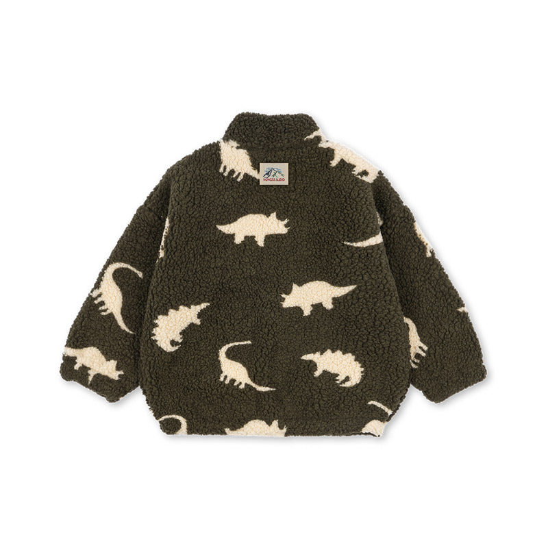 Konges Sløjd - Jody teddy jacket - Dino Silhouette | Scout & Co