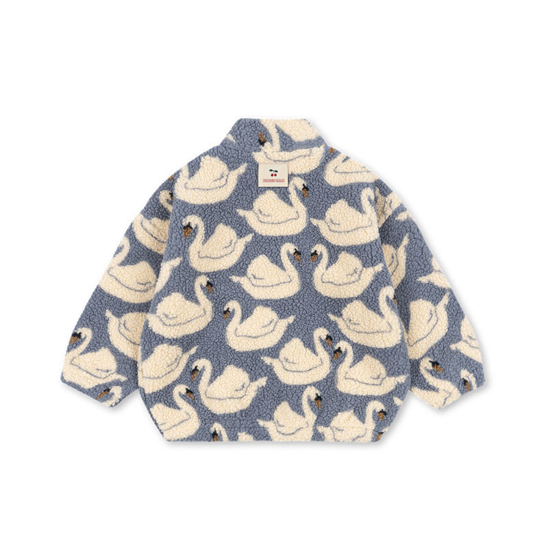 Konges Sløjd - Jody teddy jacket - Swan | Scout & Co