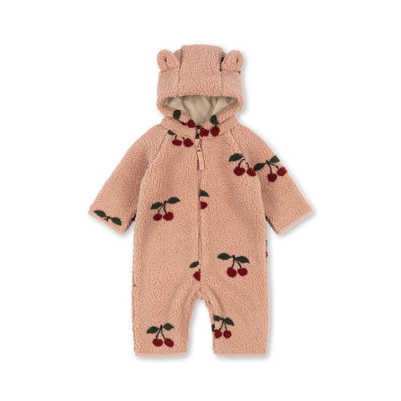 Konges Sløjd - Jody teddy onesie - Ma Grande Cerise Blush | Scout & Co