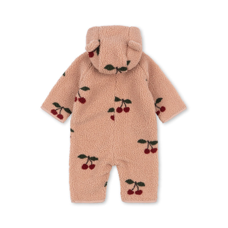Konges Sløjd - Jody teddy onesie - Ma Grande Cerise Blush | Scout & Co